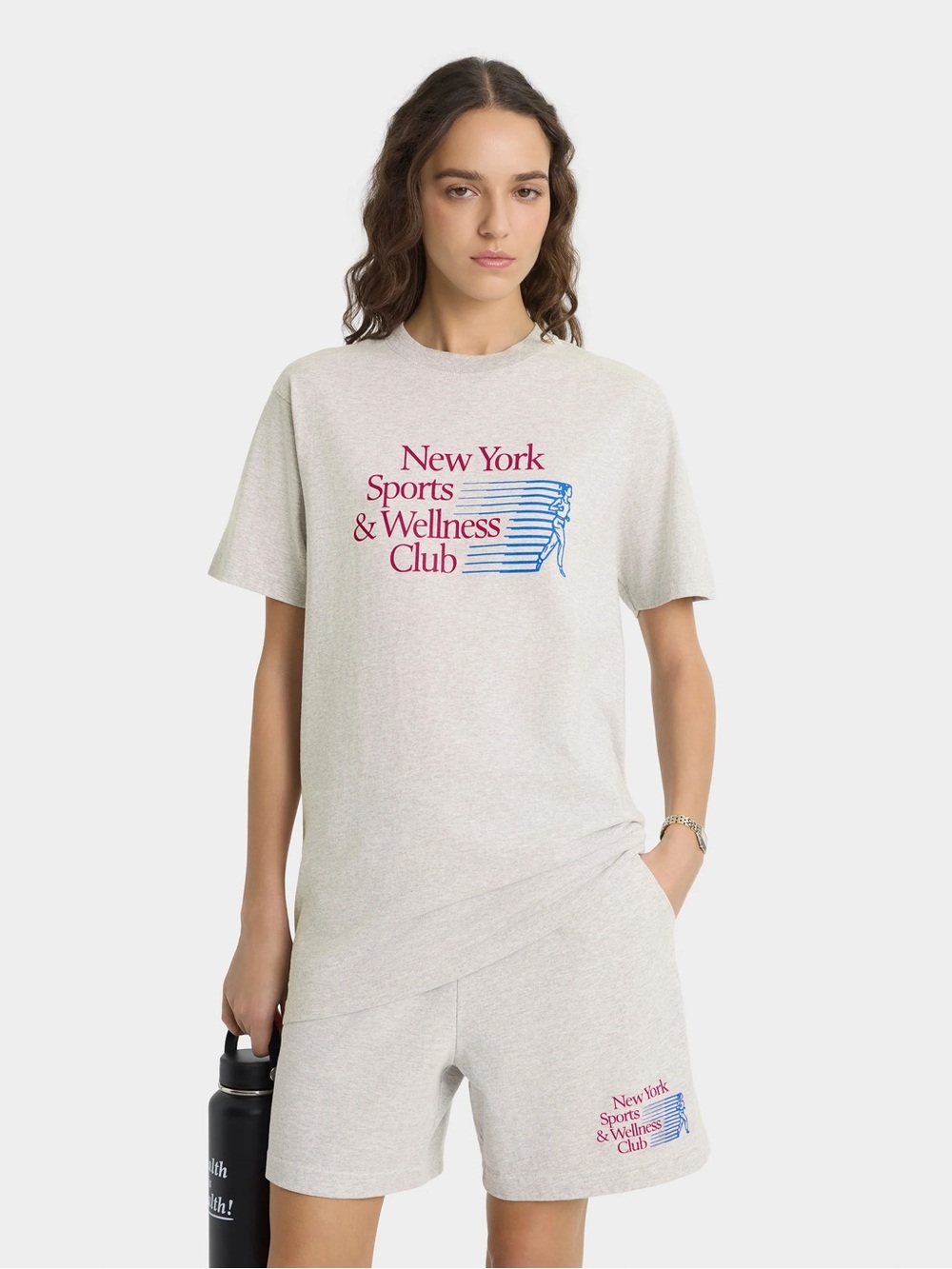Sporty & Rich Heather Grey Tee